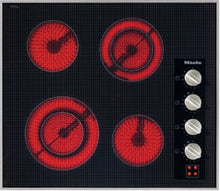Load image into Gallery viewer, Miele KM5621 Knob Control 24″ Electric Cooktop with 4 zones – 208v