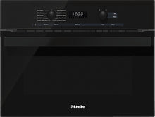 Load image into Gallery viewer, Miele H6200BM 24″ PureLine Speed Oven in Obsidian Black