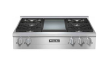 Load image into Gallery viewer, Miele KMR1136 Liquid Propane 36″ Range Top with Griddle